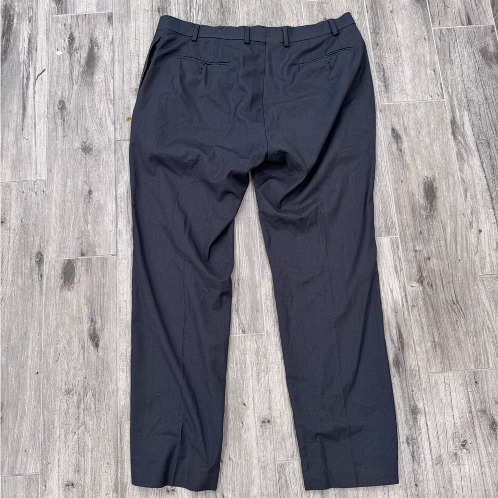 Haggar Men's Navy Dress Pants - Flat Front